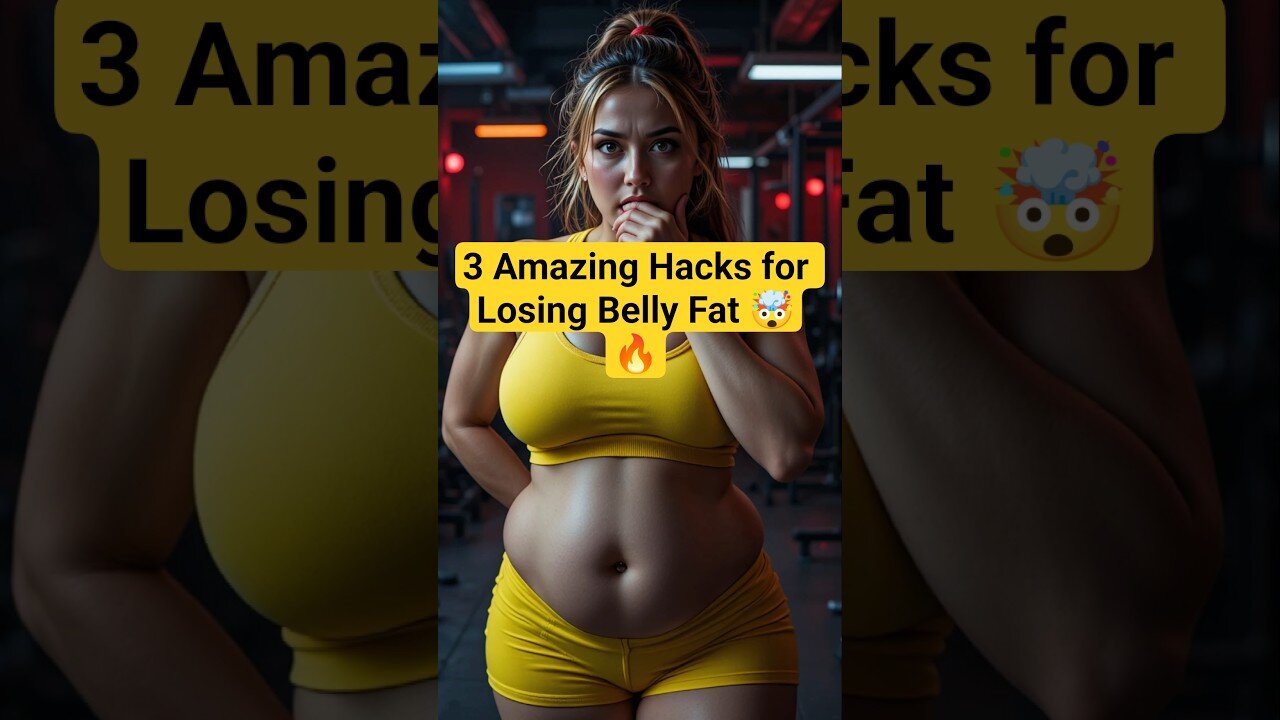 3 Amazing Hacks for Losing Belly Fat 🔥 | Burn Fat Faster With Simple Tricks #WeightLoss #FatLoss