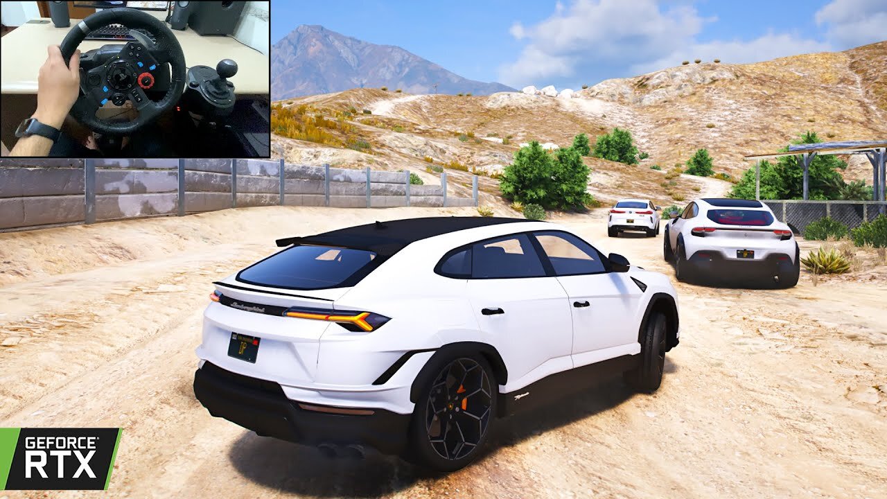 Robbing 2024 Lamborghini Urus Performante from MAFIA CONVOY in GTA 5 | Offroading Gameplay