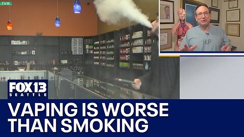 Study shows vaping is more dangerous than smoking