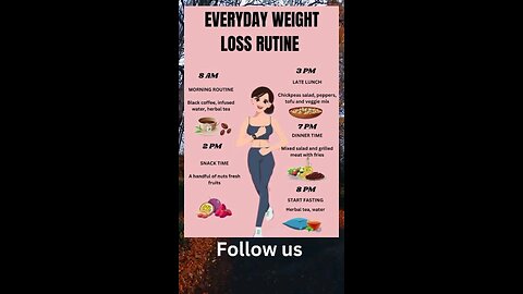 Everyday weight loss routine