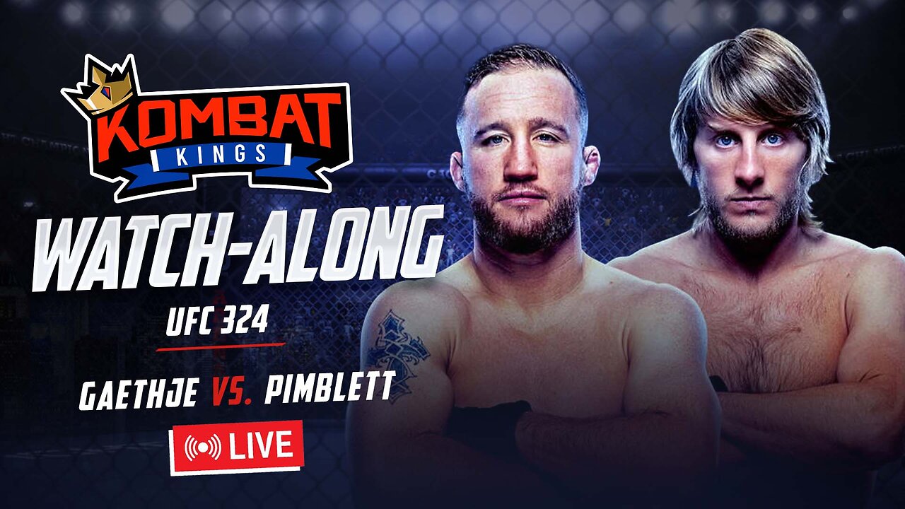 UFC 324 GAETHJE VS PIMBLETT | WATCH ALONG