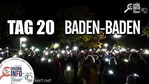 CORONA INFO Tour - Baden-Baden | 2020-10-21- Tag 20