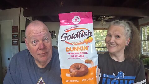 The Dunkin' Pumpkin Spice Goldfish Is Sadly Limited-Edition And We Got Some To Share With You!