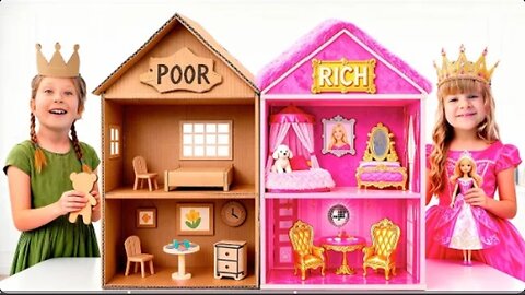 Poor vs Rich Girl | A Magical Fairy Tale for Kids 🌟 | Kindness Always Wins