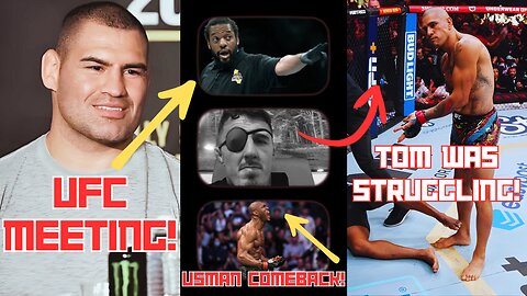 UFC Crackdown on Eye Pokes! Usman Return CONFIRMED Daniel Cormier HEATED + Alex Pereira REACTS!