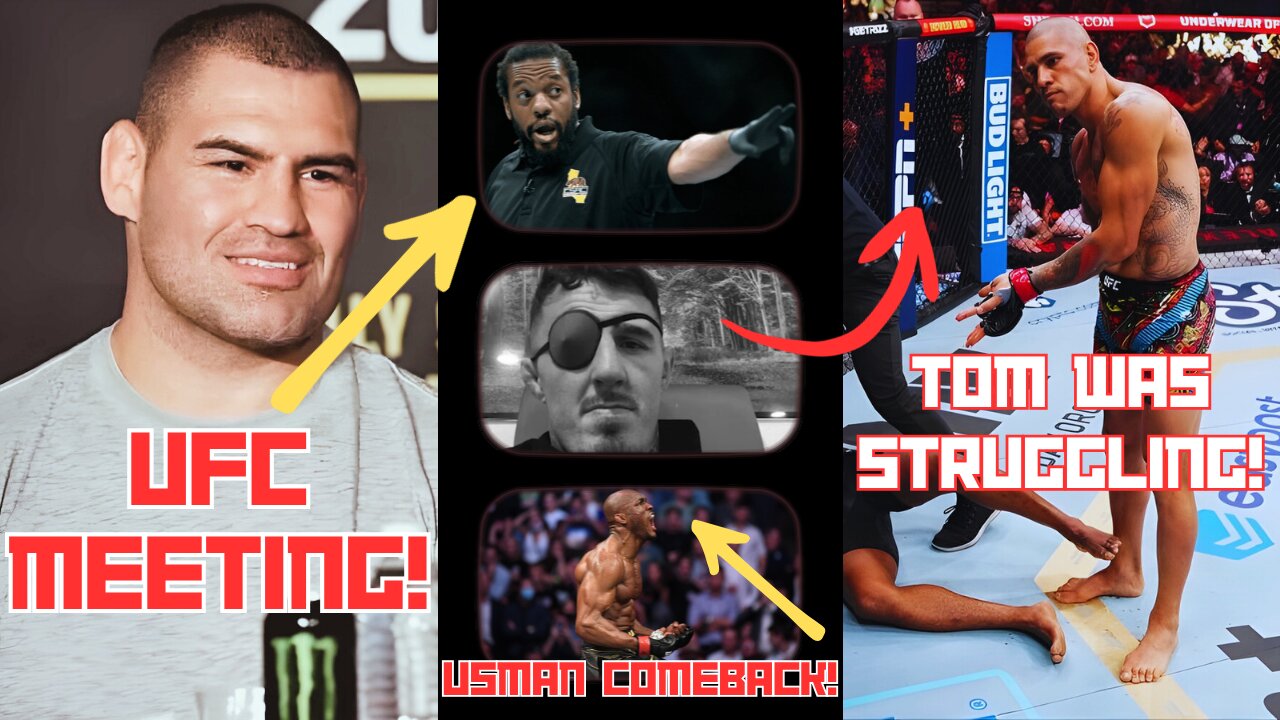UFC Crackdown on Eye Pokes! Usman Return CONFIRMED Daniel Cormier HEATED + Alex Pereira REACTS!