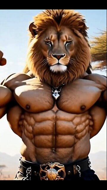 bodybuilding lion ai