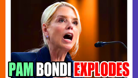 Pam Bondi Rips Dems A New One In Hearing 🥤😃🍿