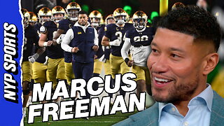 Marcus Freeman addresses the Giants head coaching vacancy