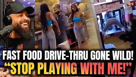 Ratchet Black Girl Climbs Thru Drive Thru Window And Confronts Employees About Her Order