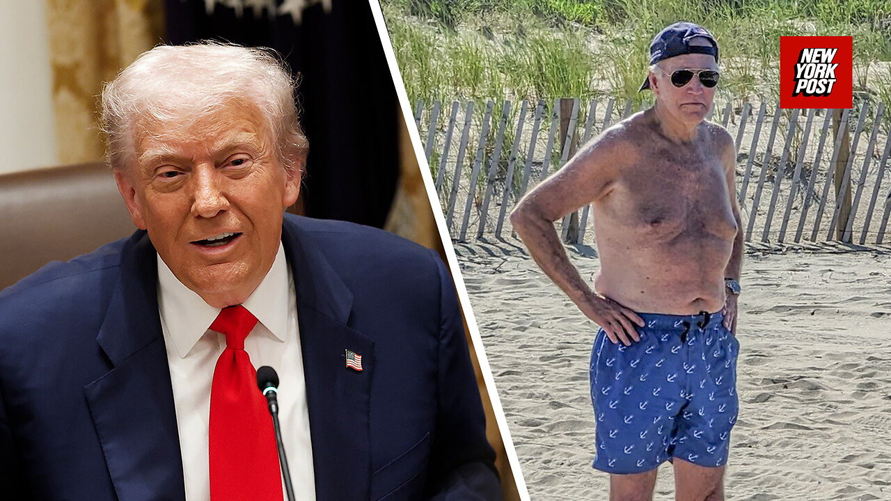 'Somebody Told Him That He Looked Good in a Bathing Suit': Trump Jokes About Biden