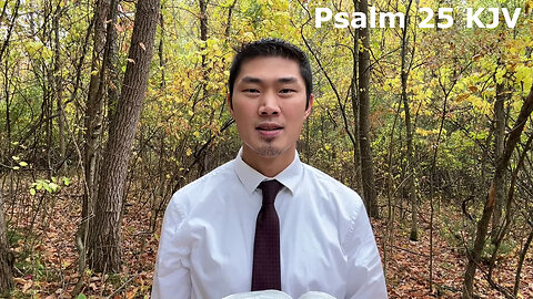 Psalm 25 KJV Audio Bible Reading with Scripture on Screen