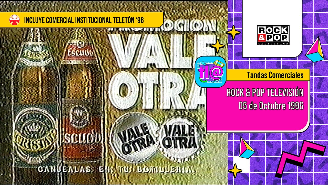 Tandas Comerciales Rock & Pop Televisión (05 de Octubre 1996)