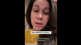 WOW! They’re waking up! 🙏 DEAR MAGA, "I would just like to apologize"