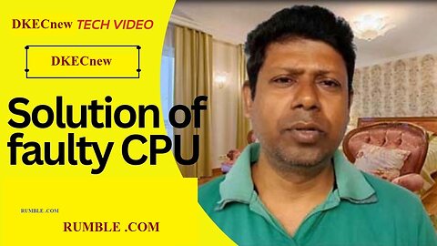 Solution of Faulty CPU