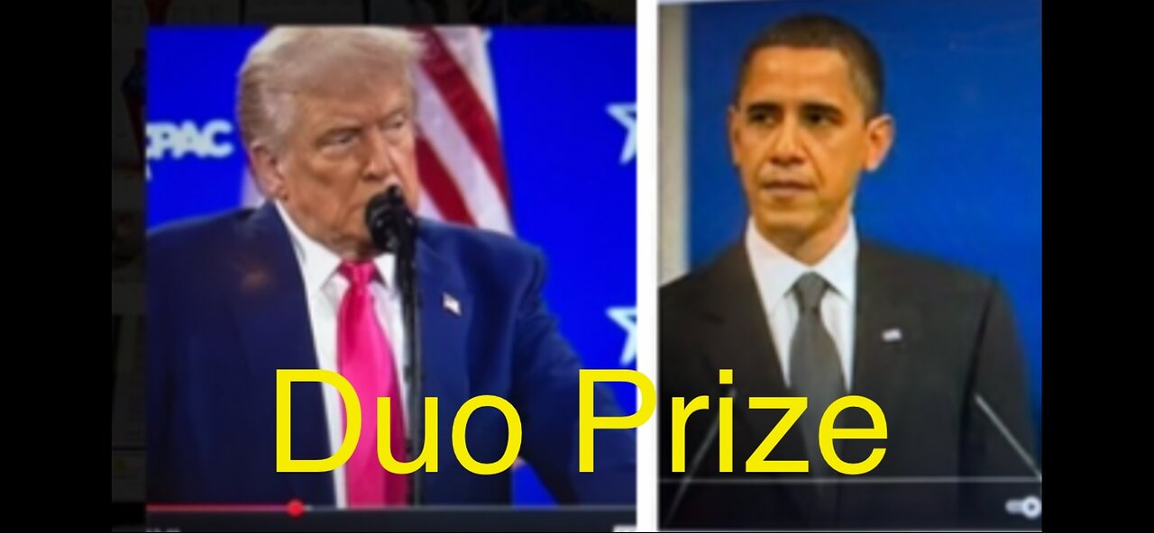 Does Donald Trump deserve a Nobel peace prize? Twined with Obama?