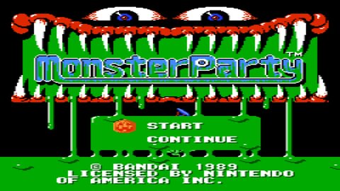 Monster Party for the NES Its a scary good time