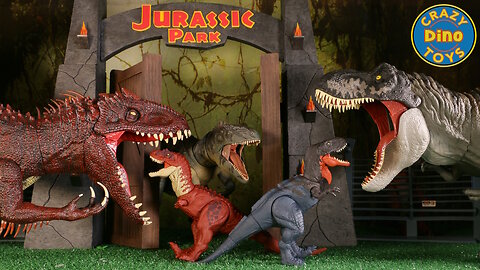 2 Jurassic World Rebirth Toys Unboxed Today Wild Roar Aucasaurus, Wild Roar Abelisaurus Mattel 2025