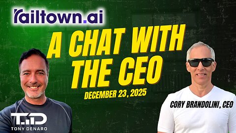 RLAIF Chat w/CEO Cory Brandolini - Why Bullish on Railtown AI?