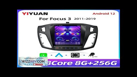 8Core 2 Din Android 12 Car Radio for Ford Focus 3 Mk Review