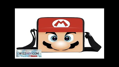 Super Mario Adorable Mario Close Up Red Cross Body Bag Review