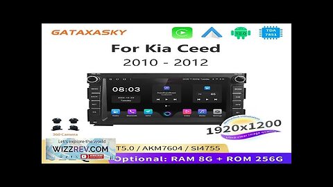 GATAXASKY 7"Car Radio Android Auto Multimedia Navigator Player For KIA CEED 2010 Review