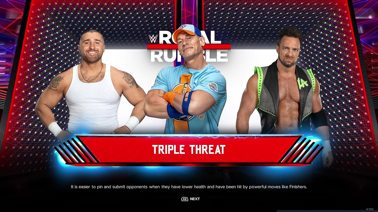 WWE 2k24 Tony D'angelo vs John Cena vs LA Knight