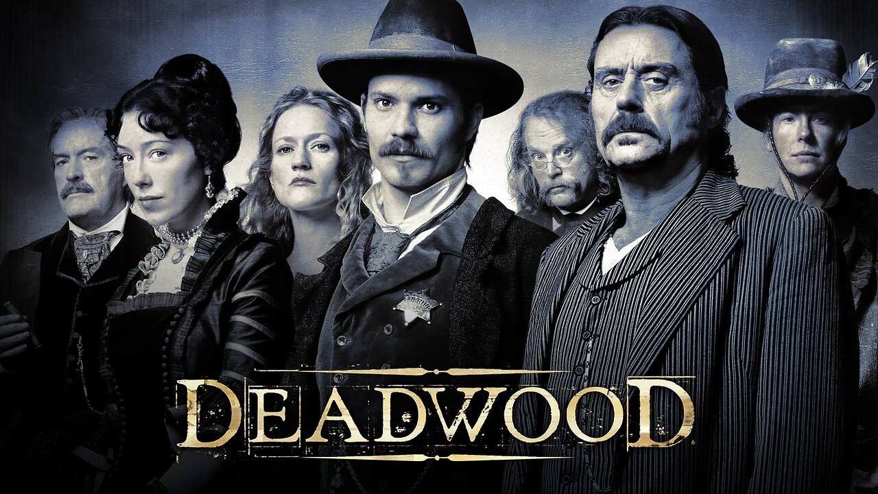 Deadwood, Western TV 2004. Season 3, Episodes 1-4. Timothy Olyphant, Ian McShane, Molly Parker, Jim Beaver, Brad Dourif, John Hawkes, Paula Malcomson, Robin Weigert, Powers Boothe, Kim Dickens, Titus Welliver