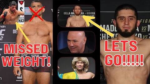 BREAKING UFC 322 Fighter MISSES WEIGHT! Dana Reacts to JDM BOOS, Khamzat Goes Wild & DC Makes Claim!
