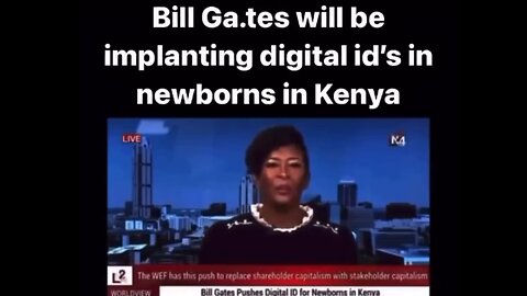 New Born Babies in Kenya are going to be implanted and tracked