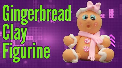 Gingerbread Clay Figurine