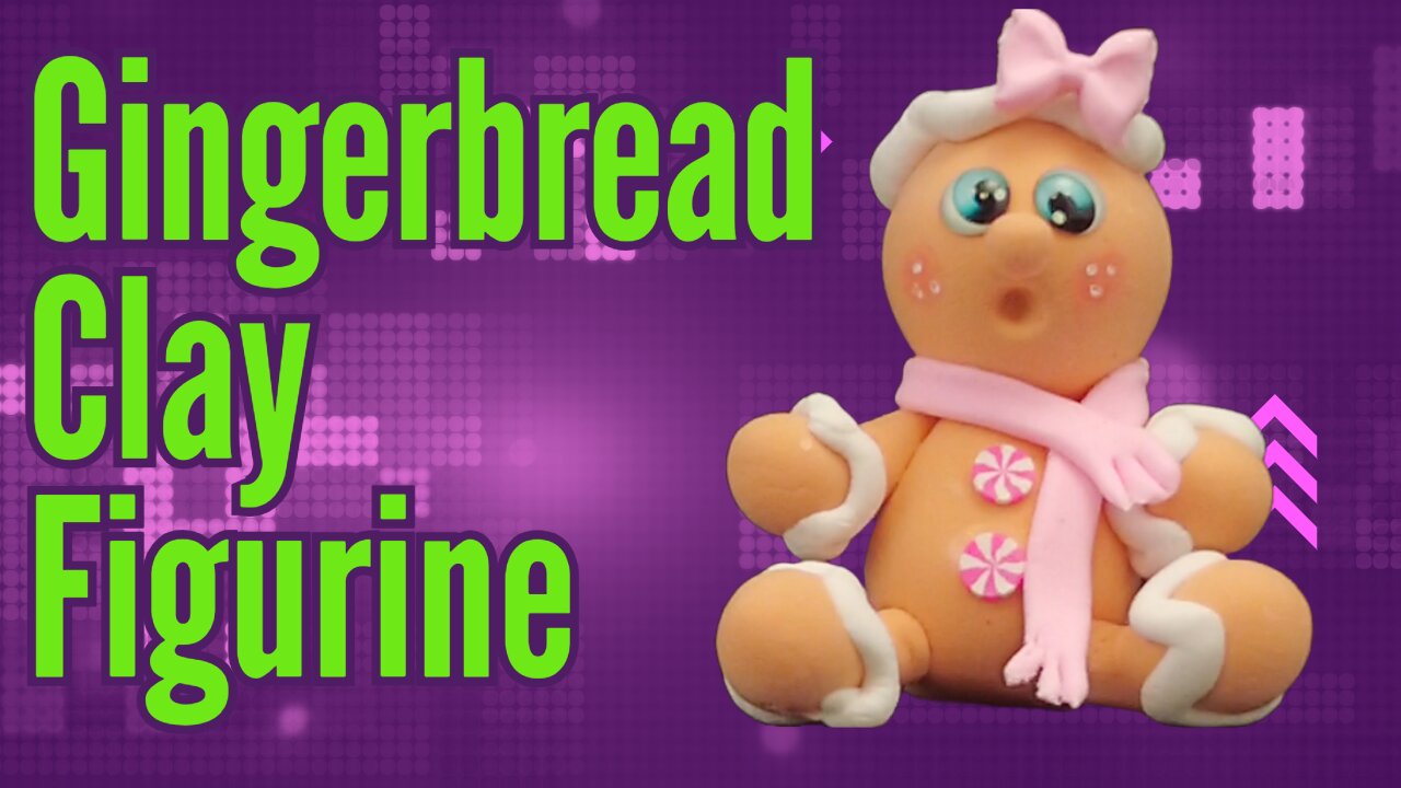 Gingerbread Clay Figurine