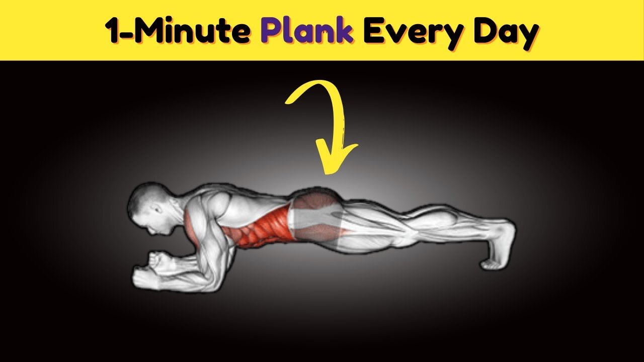 Do This Plank Workout for Beginners | 1-Minute Exercise for Belly Fat Loss