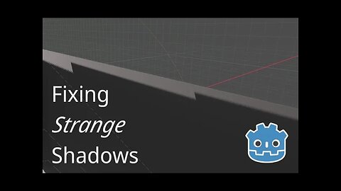 Solving a Strange Shadow Problem in Godot #godot #redot #godotengine #blender #gamedev #rendering