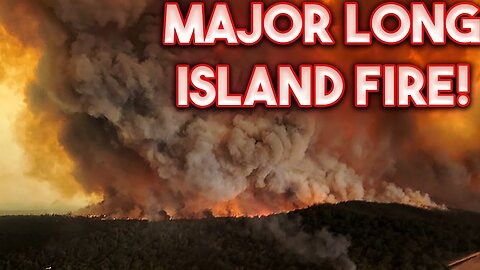 Brush fires spread across Long Island's East End