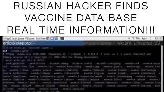 Russian Hacker Claims Proof All Vaxxed Are Tracked By A.I. (video is several years old)