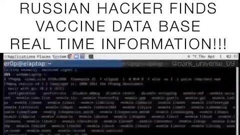 Russian Hacker Claims Proof All Vaxxed Are Tracked By A.I. (video is several years old)