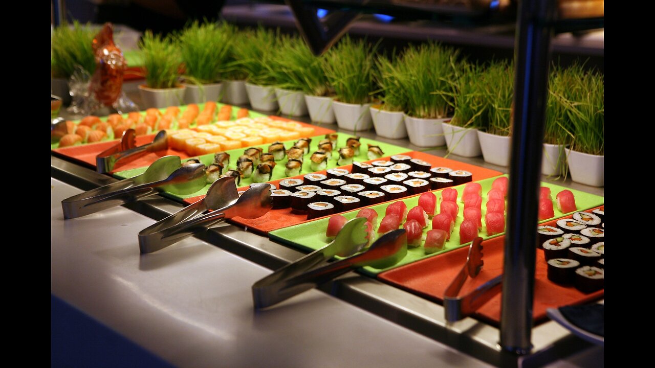 All You Can Eat Sushi Buffet [Kanda Sushi]