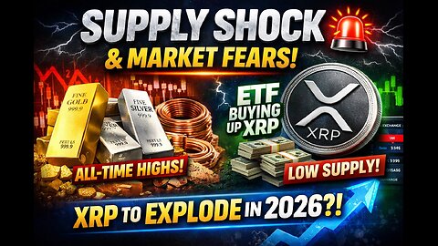Gold, Silver & Copper Are Screaming Risk ⚠️ XRP ETFs Trigger Supply Shock | 2026 XRP Outlook