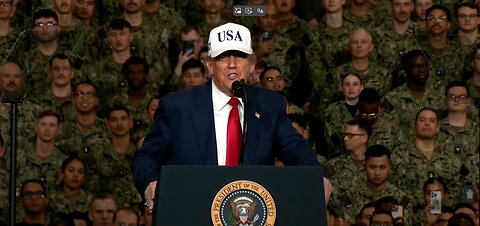 Trump speaks to the Troop on the USS George Washington - WATCH PARTY!