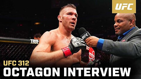 Dricus Du Plessis Octagon Interview ｜ UFC 312