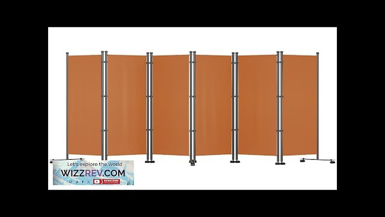 VEVOR 6 Panel Room Divider 6 FT Tall Freestanding & Folding Privacy Review