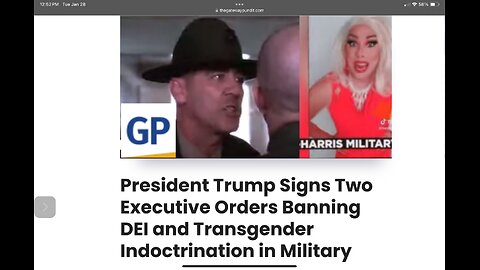 Trump Signs Two Executive Orders Banning DEI and Transgender Indoctrination in Military