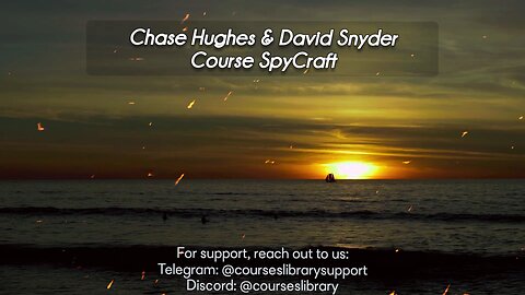 Chase Hughes & David Snyder Course SpyCraft Course Download