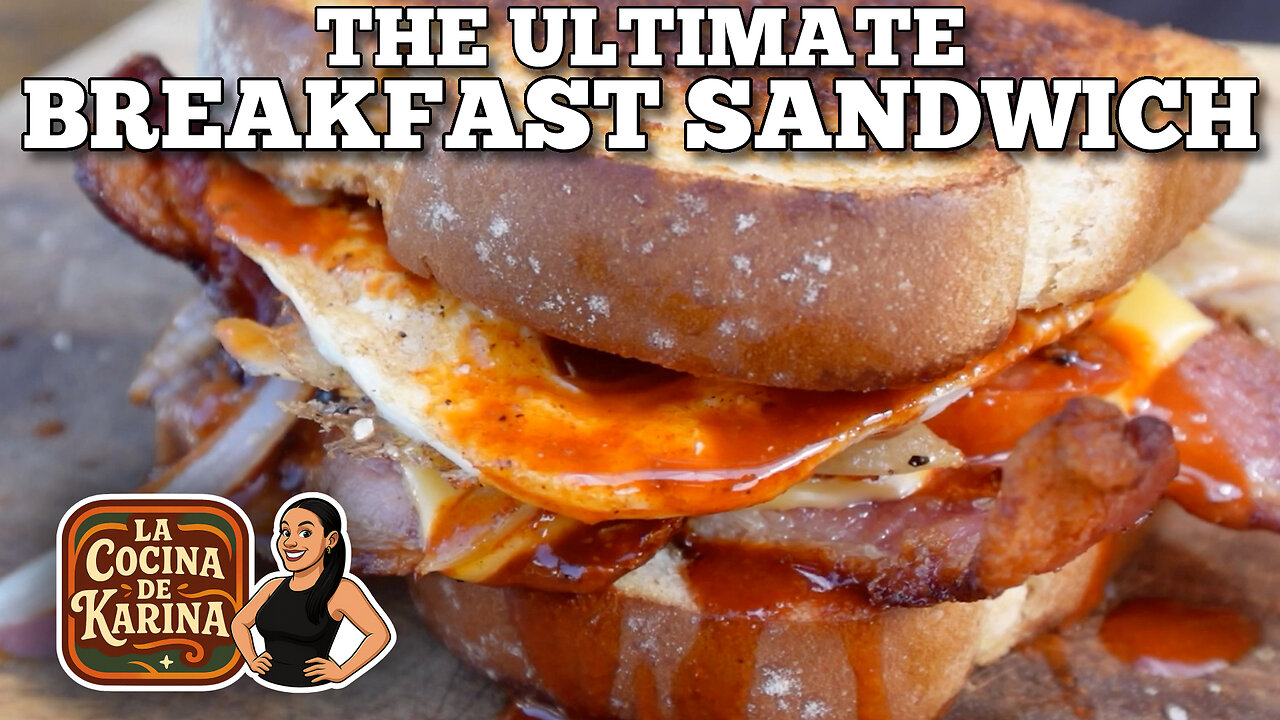 Karina's Breakfast Sandwich on the Blackstone Griddle
