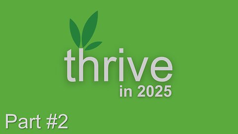 Part #2 - Thrive in 2025: The Word | Pastor Timothy James Ferrill