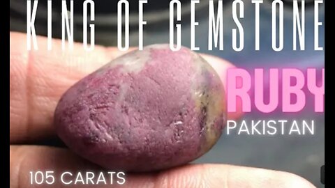 Ruby! King Of Precious Gem Stone Cutting, Faceting & Polishing . Cut 19.85 & 15.45 Carats