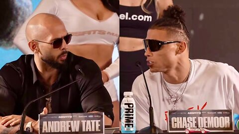 HEATED Andrew Tate vs Chase DeMoor FINAL PRESS CONFERENCE! 😤🔥