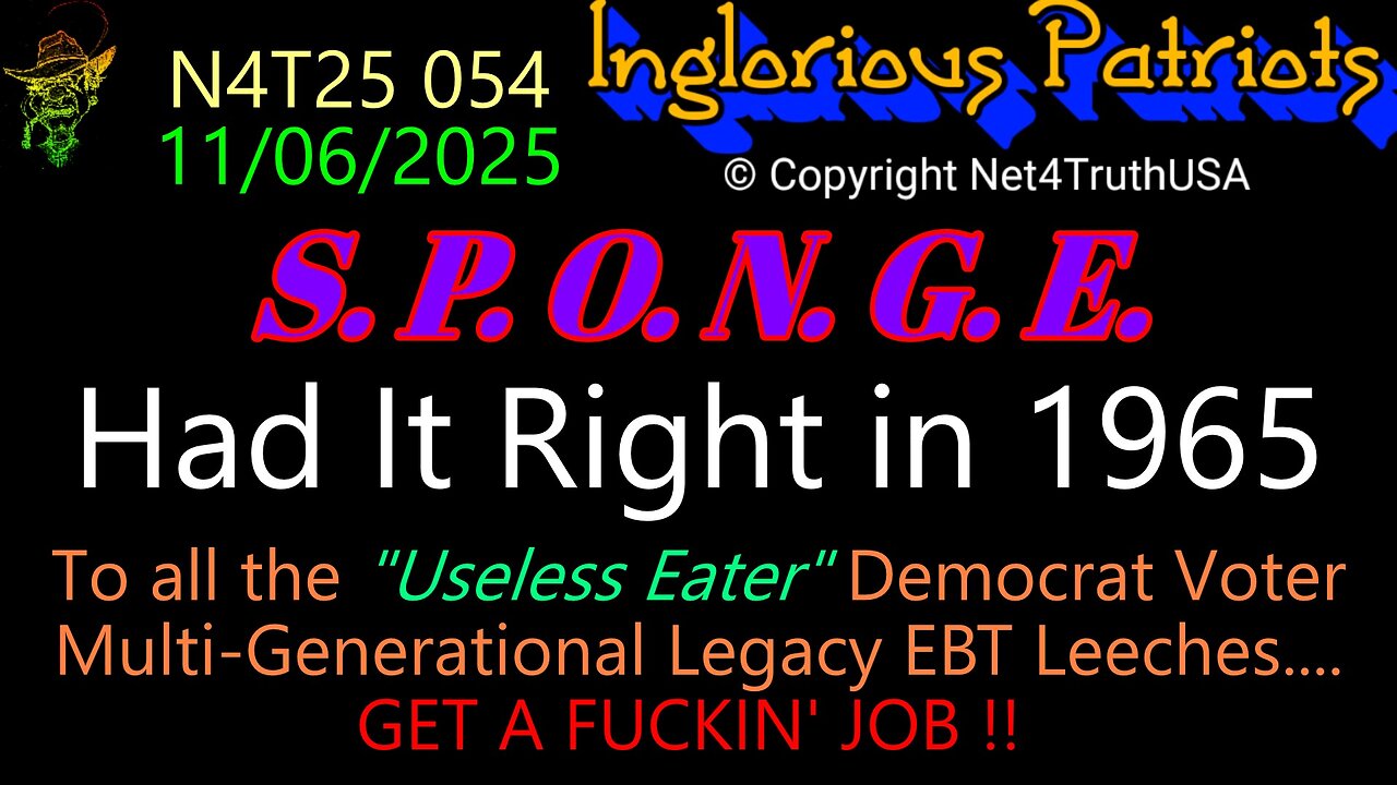 N4T 25 054 - S. P. O. N. G. E. Had It Right in 1965
