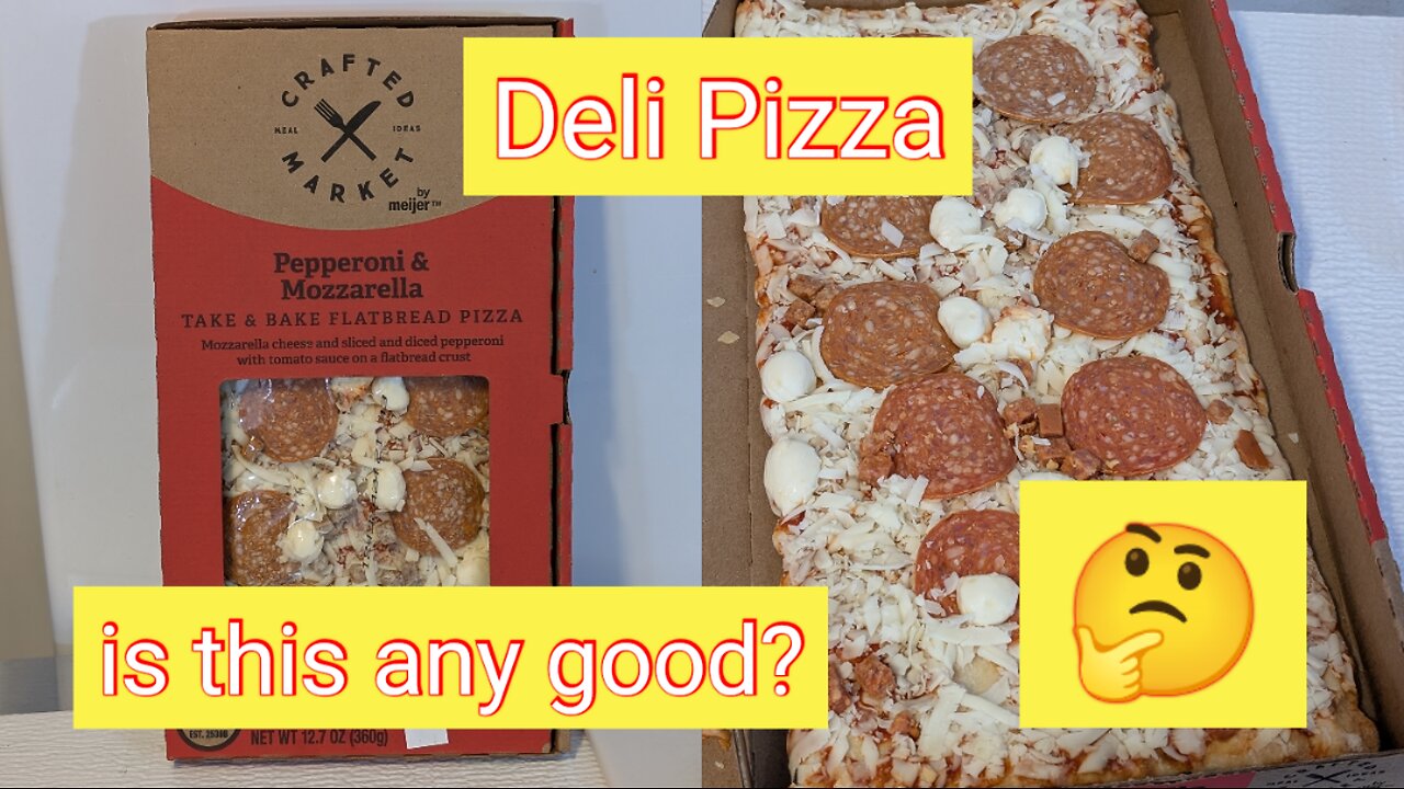 WILL I LIKE THIS DELI PIZZA FROM MEIJER?